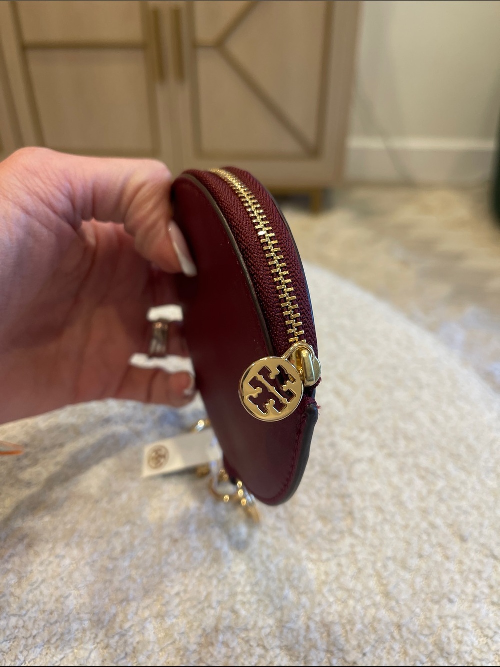 NWT Tory Burch Cocktail Charm Coin Purse with Key Fob - Picture 4 of 6
